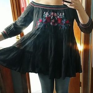 Free People off the shoulder tunic